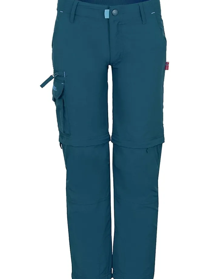 Spodnie trekkingowe Zipp-Off "Oppland" - Regular fit - w kolorze niebieskim
