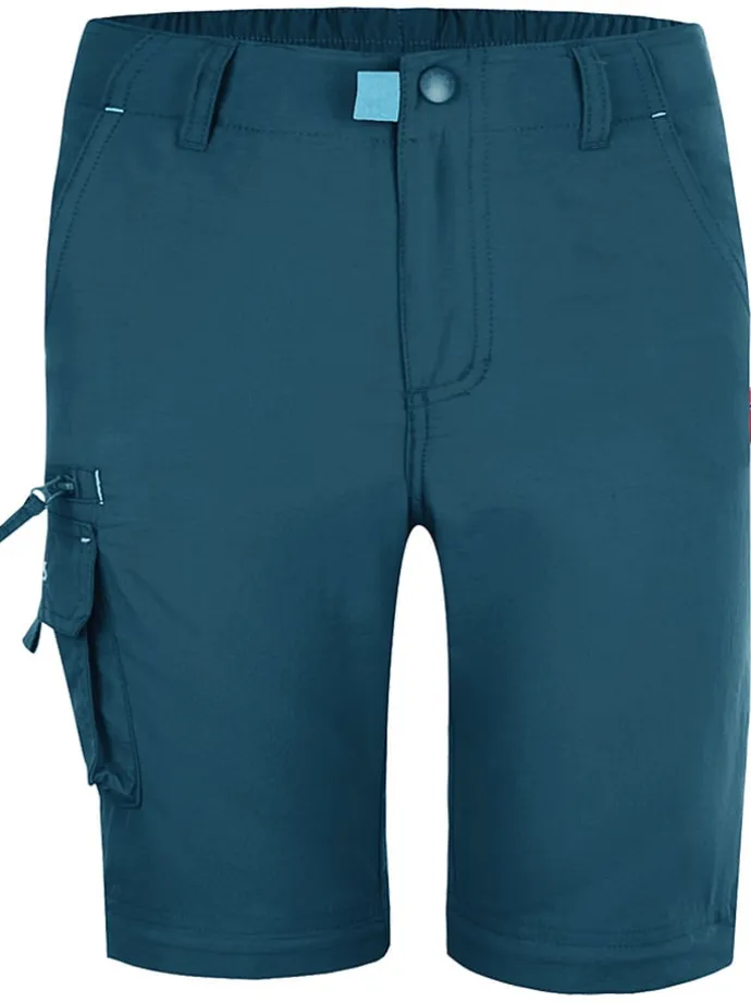 Spodnie trekkingowe Zipp-Off "Oppland" - Regular fit - w kolorze niebieskim