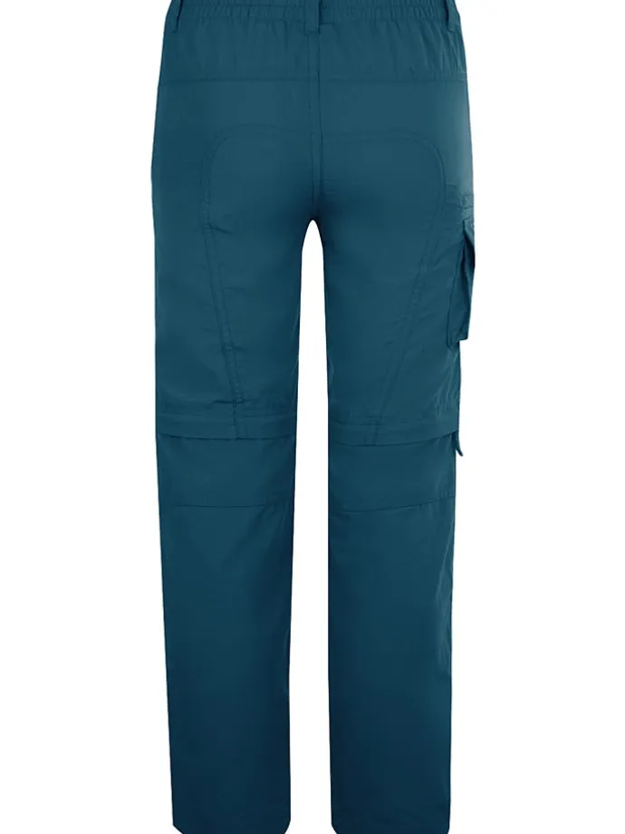 Spodnie trekkingowe Zipp-Off "Oppland" - Regular fit - w kolorze niebieskim