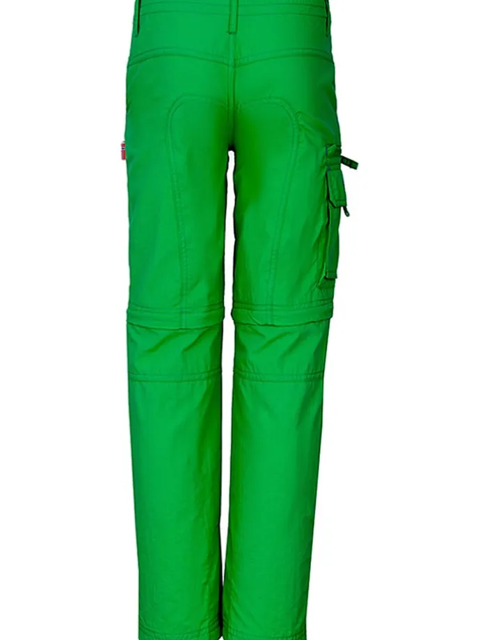 Spodnie trekkingowe Zipp-Off "Oppland" - Slim fit - w kolorze zielonym