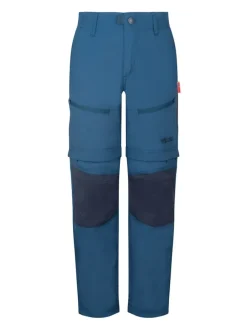 Spodnie trekkingowe Zipp-Off "Nordfjord" - Regular fit - w kolorze niebieskim