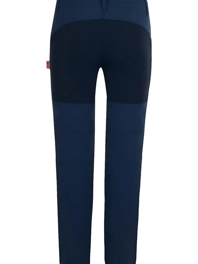 Spodnie trekkingowe Zipp-Off "Nordfjord" - Regular fit - w kolorze granatowym