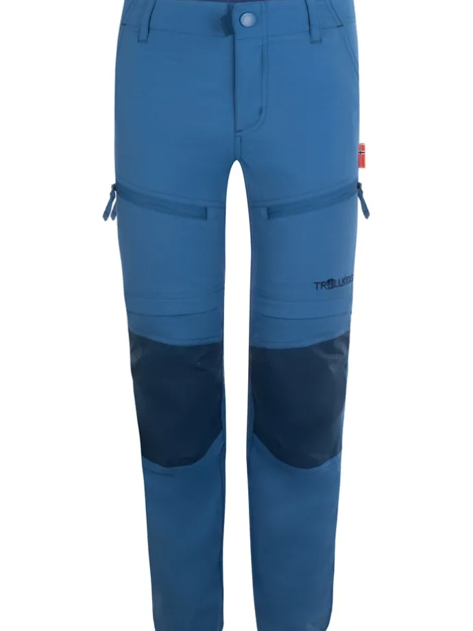 Spodnie trekkingowe Zipp-Off "Nordfjord" - Regular fit - w kolorze niebieskim