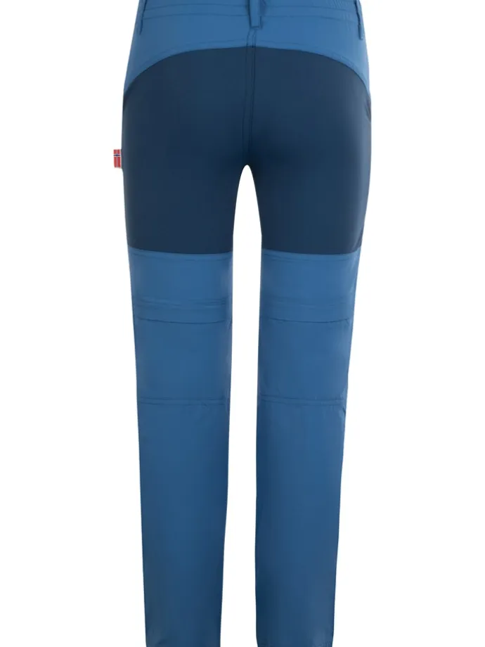 Spodnie trekkingowe Zipp-Off "Nordfjord" - Regular fit - w kolorze niebieskim