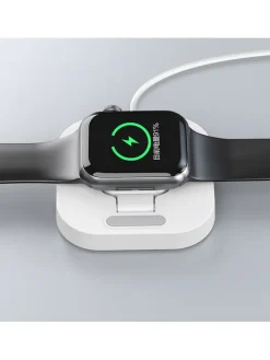 Stacja ładująca w kolorze białym do iWatch