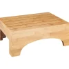 Stojak łazienkowy "Bambusa" w kolorze brązowym - 40 x 15 x 30 cm