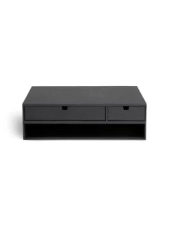 Stojak "Ted" w kolorze czarnym na monitor - 48,5 x 15 x 26 cm