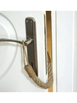 Stoper w kolorze beżowym do drzwi - dł. 45 cm