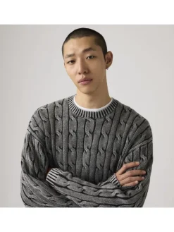 Sweter w kolorze antracytowym