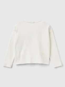 Sweter w kolorze białym