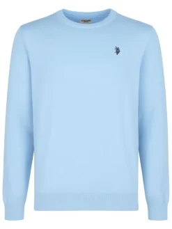 Sweter w kolorze błękitnym