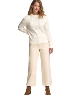 Sweter w kolorze kremowym