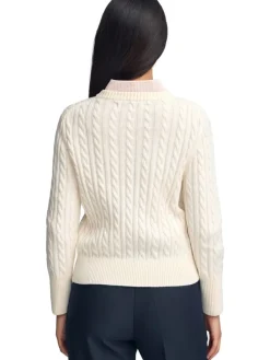 Sweter w kolorze kremowym