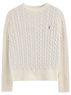 Sweter w kolorze kremowym