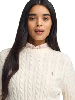 Sweter w kolorze kremowym