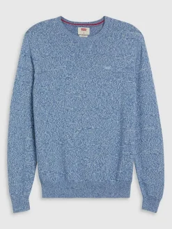 Sweter w kolorze niebiesko-białym