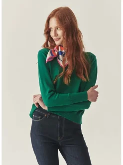 Sweter w kolorze zielonym
