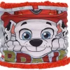 Szal-koło "Psi Patrol" w kolorze czerwonym ze wzorem - 26 x 17 cm