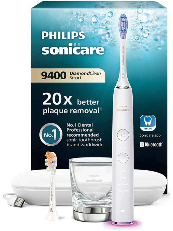 Szczoteczka soniczna "DiamondClean Smart 9400" w kolorze białym