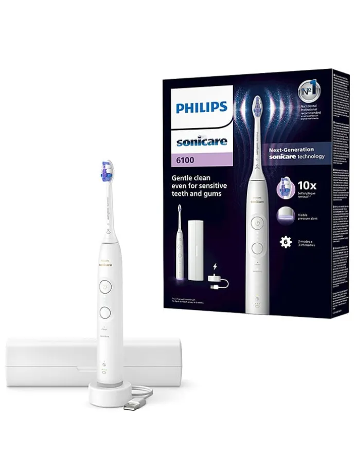 Szczoteczka soniczna "Philips Sonicare 6100" w kolorze białym