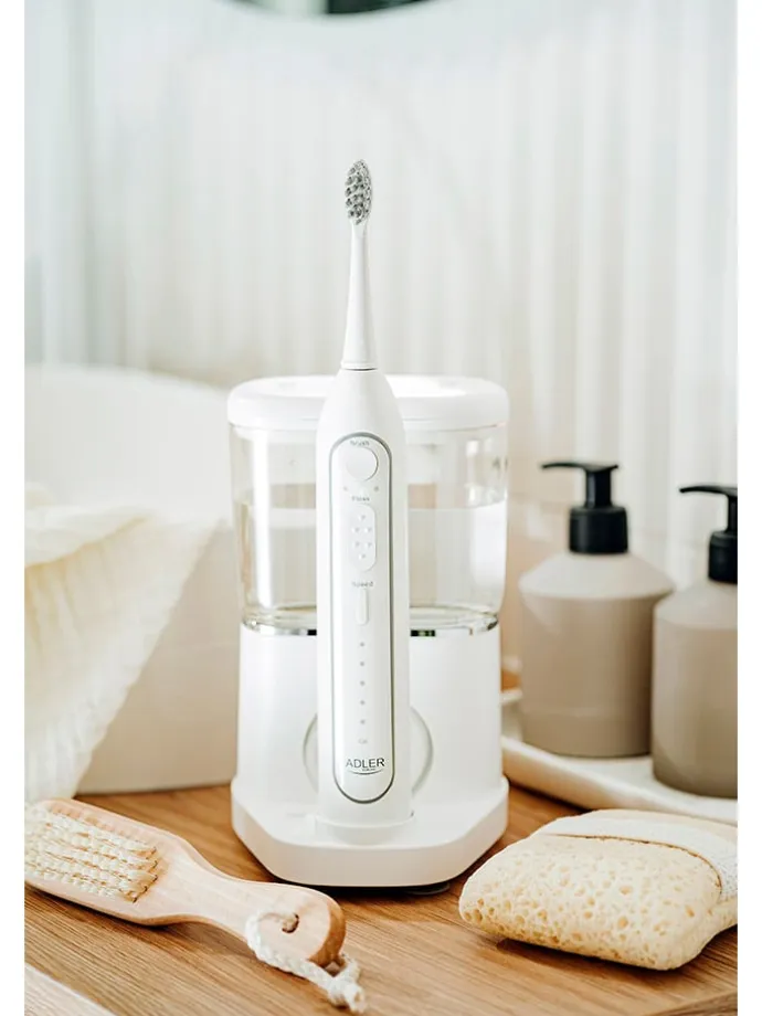 Szczoteczka soniczna 2w1 "AD 2180" w kolorze białym
