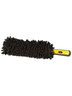 Szczotka w kolorze czarno-żółtym do czyszczenia samochodu - dł. 30 cm