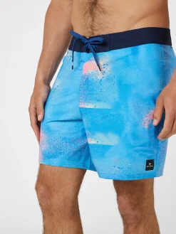 Szorty kąpielowe "Mirage Retro Bleach Beach" w kolorze niebieskim