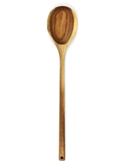Sztućce sałatkowe w kolorze brązowym