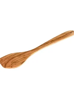Sztućce (2 szt.) w kolorze jasnobrązowym do sałaty - dł. 30 cm