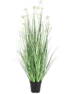 Sztuczna roślina "Allium" w kolorze zielonym - dł. 90 cm