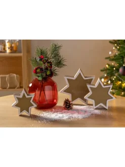 Sztuczna roślina "Christrose" w kolorze ciemnoczerwonym - dł. 29 cm
