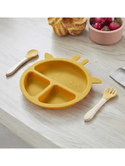 Talerz w kolorze żółtym dla dzieci - Ø 20 cm
