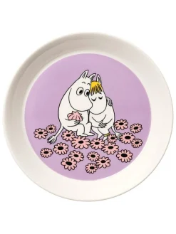 Talerzyk deserowy "Sweethearts" w kolorze fioletowym - Ø 19 cm