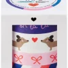 Taśmy washi "Parisienne" ze wzorem - 4 x 10 m