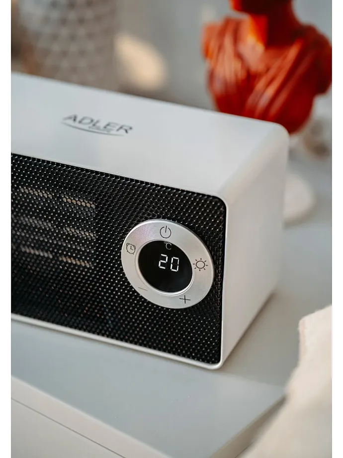 Termowentylator "AD 7746" w kolorze białym