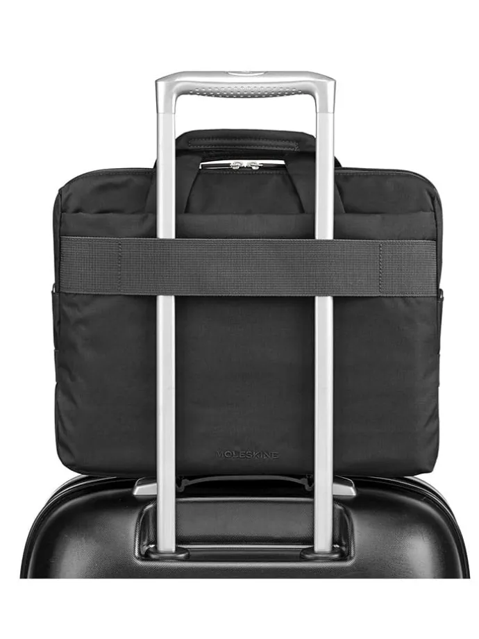 Torba "ID Device" w kolorze czarnym na laptopa - 36 x 33 x 7 cm