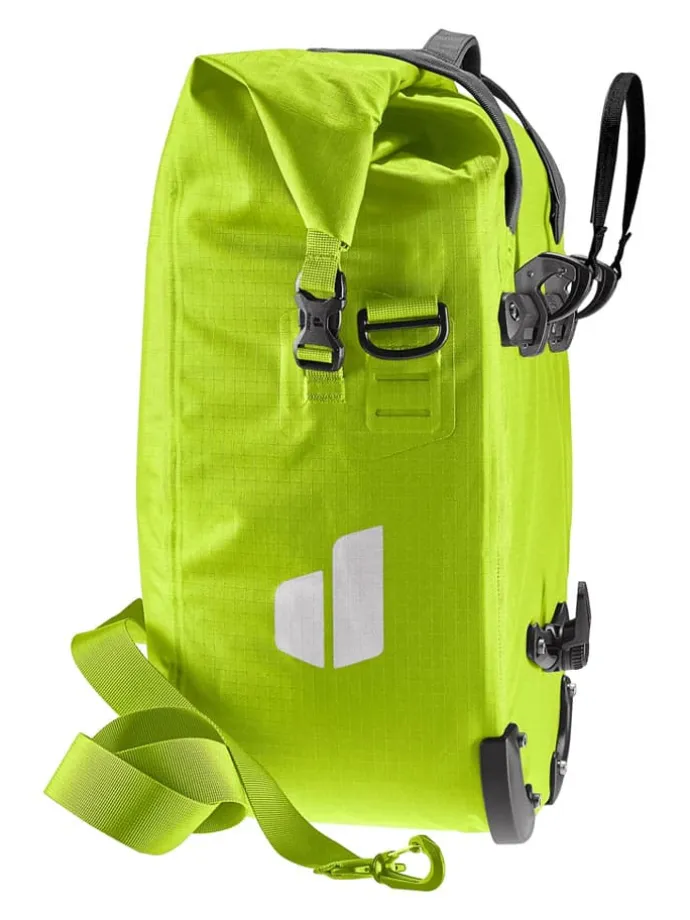 Torba rowerowa "Weybridge 25+5" w kolorze zielonym - 34 x 43 x 22 cm