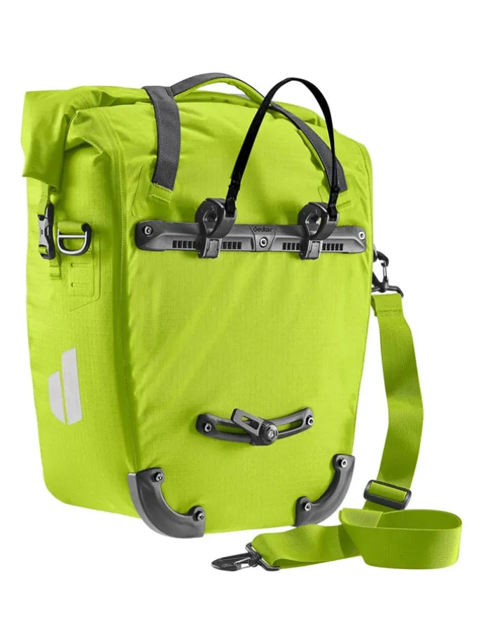 Torba rowerowa "Weybridge 25+5" w kolorze zielonym - 34 x 43 x 22 cm