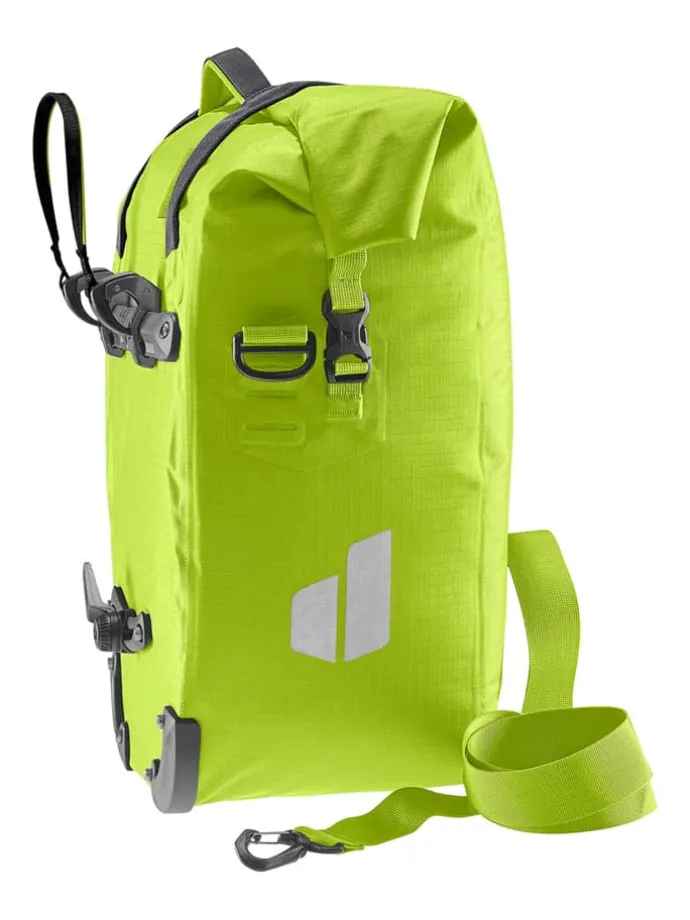 Torba rowerowa "Weybridge 25+5" w kolorze zielonym - 34 x 43 x 22 cm