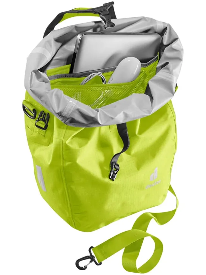 Torba rowerowa "Weybridge 25+5" w kolorze zielonym - 34 x 43 x 22 cm