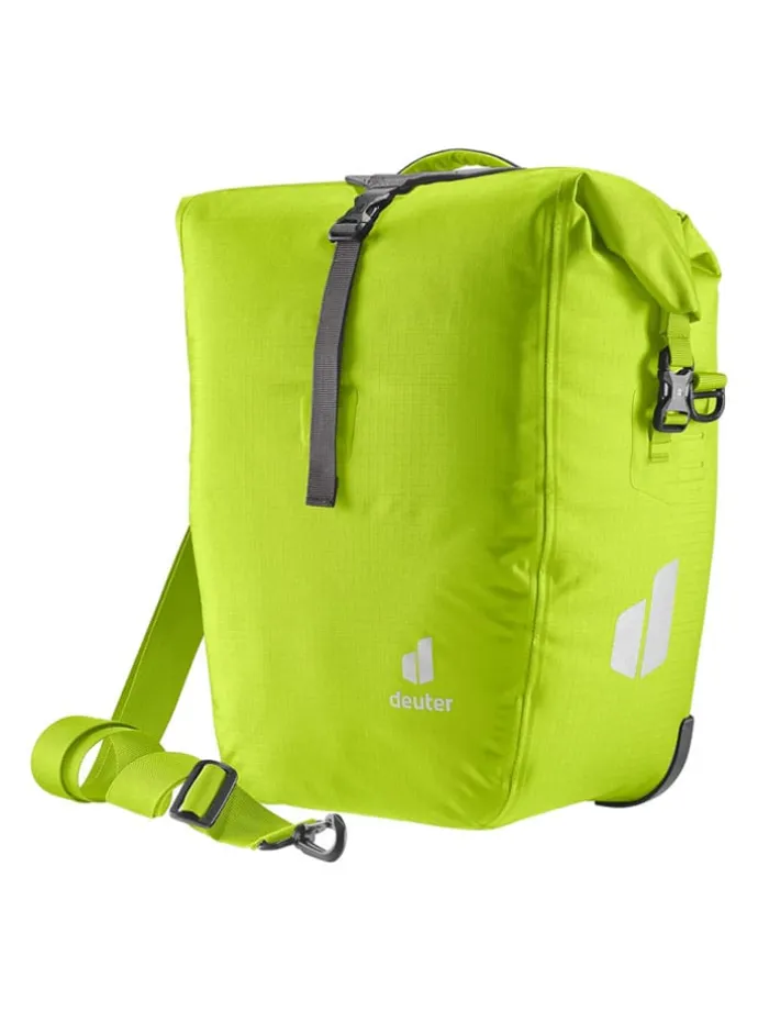 Torba rowerowa "Weybridge 25+5" w kolorze zielonym - 34 x 43 x 22 cm