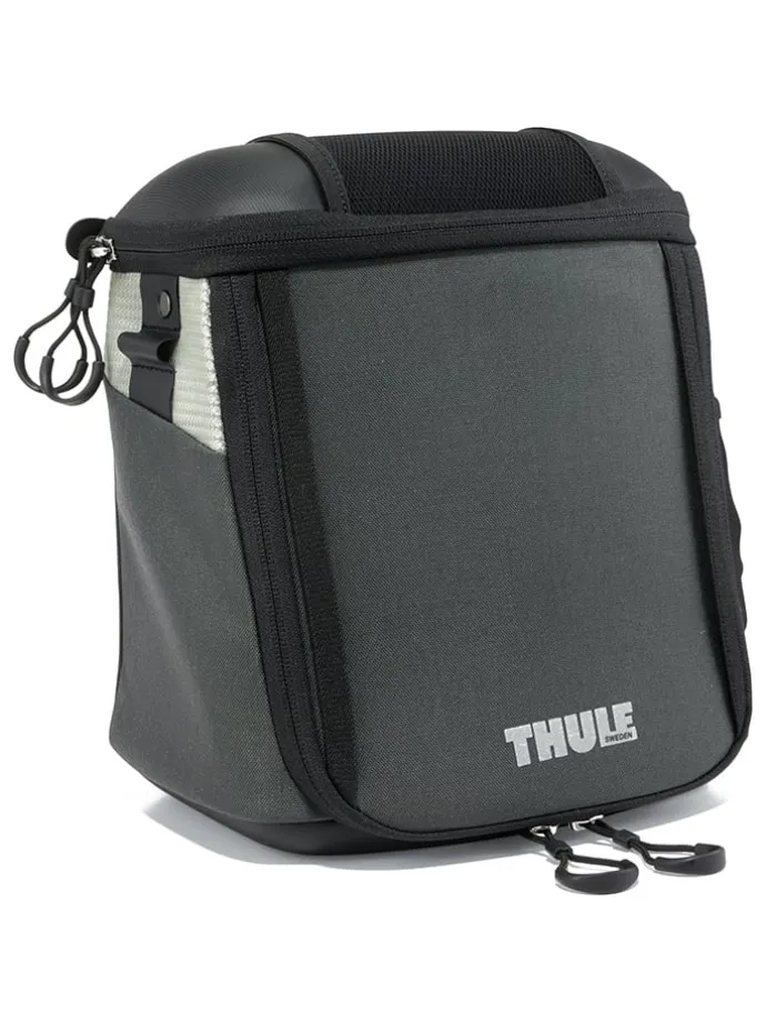 Torba rowerowa w kolorze antracytowym - 24 x 15 x 21 cm