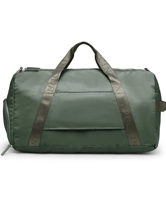 Torba sportowa w kolorze khaki - 52 x 28 x 26,5 cm