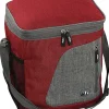 Torba termiczna "Cortina" w kolorze czerwono-szarym - 20 x 27 x 25 cm