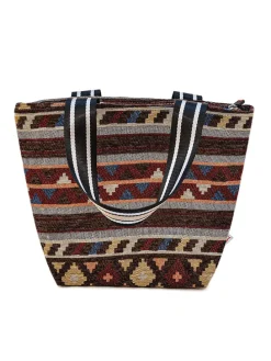 Torba termiczna w kolorze bordowym - 33 x 24 x 14 cm