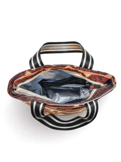 Torba termiczna w kolorze bordowym - 33 x 24 x 14 cm