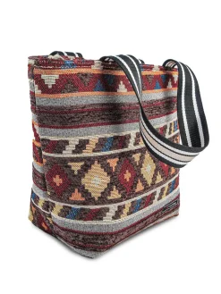 Torba termiczna w kolorze bordowym - 33 x 24 x 14 cm