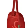 Torba w kolorze czerwonym na lunch - 22,5 x 27 x 14 cm