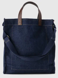 Torebka "Heritage" w kolorze granatowym - 36 x 40,3 x 16 cm - 23 l