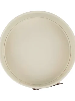 Tortownica w kolorze biało-pomarańczowym - Ø 26 cm